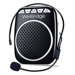 W WINBRIDGE Voice Amplifier Portable Microphone and Speaker Loudspeaker Personal Microphone Speech Amplifier Clip On for Teacher, Elderly,Coaches, Training, Presentation, Tour Guide