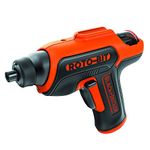 BLACK+DECKER 4V MAX Cordless Screwdriver with Bit Storage (BDCS50C) , Orange