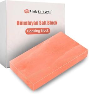 Himalayan Salt Block Cooking Plate 12x8x2" for Cooking, Grilling, Cutting and Serving, with Steel Tray