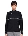 NIKE Women's W Nk Dry Acd21 Trk Jkt Jacket, black/white/anthracite/white, XS UK