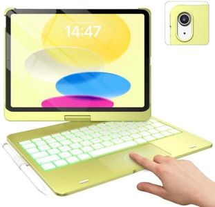 typecase Touch iPad A16 11th/10th Gen Case with Keyboard, 360° Rotating