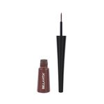 BELLAVITA Intense Drama Waterproof Eyeliner, Brown, Matte Finish, Smudge-Proof, Fast-Drying, Felt Tip Applicator, Enriched with Biotin, 3.5 ml