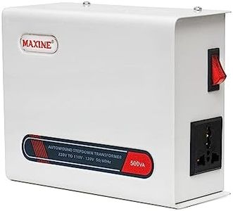 Maxine Step Down 220v to 110v Copper Voltage Converter for US,Taiwan,Canada Products to be used in India (500)