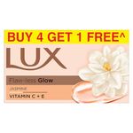 Lux Flaw-less Glow Bathing SoapBuy 4 Get 1 Free|150g infused with Vitamin C & E |For Superior Glow|