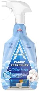 Astonish Fabric Refresher Spray for Freshening Clothes, Curtains, Carpets and Fabrics, Cotton Fresh Scent, 750ml