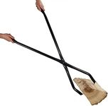 Sunnydaze 40-Inch Fireplace Tongs - Heavy-Duty Log Tongs - Fire Pit Wood Grabber - Log Grabber Tool for Firewood