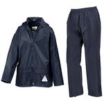 Kids weatherguard jacket and trouser navy age 11-12