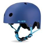 Micro Scooters | Bike/Scooter Deluxe Children's Helmet | Cycling Accessories | Adjustable Headwear | Boys & Girls | 48-54cm | Matt Navy