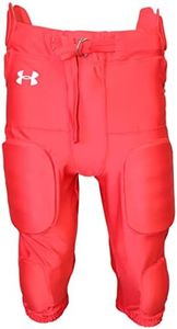 Under Armour Boys Integrated Football Pants (Scarlet, Youth Medium)