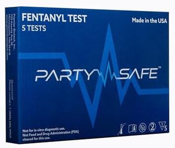 Versea Party Safe Fentanyl Test Strips Kit-5 Fentanyl Test Strips-Rapid, High Sensitivity Drug Testing, Overdose Prevention-Results in 5 Minutes, Easy to Use