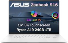 ASUS Zenbook S 16 AI Laptop (16" 3K