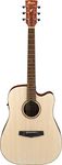 Ibanez Performance Series PF10CE-OPN - Full Size Electro-Acoustic Guitar with Cut-Away - Open Pore Natural