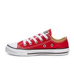 Converse Kids Chuck Taylor All Star Low Top Canvas Red Sneakers | 1 UK