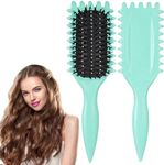 Zetusm Curl Defining Brush, Green -