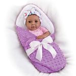 The Ashton - Drake Galleries ‘My Little Baby Girl’ Newborn baby girl doll – Lifelike reborn So Truly Real® Realistic baby girl doll with RealTouch® vinyl skin