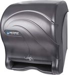 San Jamar Oceans Smart Essence Plastic Paper Towel Dispenser, Towel Dispenser for Bathroom, Universal, Black Pearl