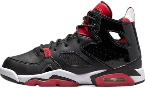 Jordan Flight Club '91 Big Kids' Shoes (DM1685-006, Black/University Red/White) Size 6.5