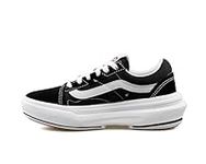 Vans Men's Old Skool Overt CC Sneakers, Black/White, 10.5