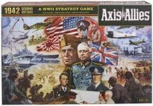 Avalon Hill Axis & Allies 1942 Second Edition WWII Strategy Board Game, with Extra Large Gameboard, Ages 12 and Up, 2-5 Players