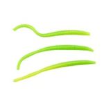 PowerBait Power Floating Trout Worm Green 3in | 8cm