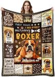 Ansteade Boxer Dog Blanket, Boxer D