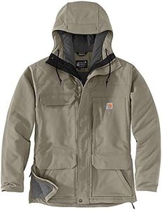 Carhartt Men's Super Dux Relaxed Fit Insulated Traditional Coat, Greige, X-Large