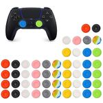 NAYAGOGO 50 PCS/10 Colors Controller Grips, Xbox Thumb Grips, Xbox Controller Grips Compatible with PS4, PS5, xbox one, xbox 360 Controllers