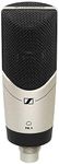 Sennheiser MK 4 Professional quality cardioid Large 24-carat gold -plated Diaphragm condenser Microphone| Metal Housing | 20 Hz - 20KHz | Ideal for vocals & acoustic instruments | Silver