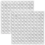 Cabinet Bumpers Drawer Bumpers Pads ,Self-Adhesive Clear Rubber Feet Tiny Bumpons for Furniture Table Laptop 200 PCS