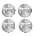 Panasonic CR-2016 Lithium Coin Battery - 4 Pack