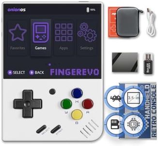 Miyoo Mini Plus OnionOS Handheld Game Console 3.5-inch 640*480 Screen 3000mAh Miyoo-Mini+ with Portable Case White