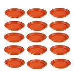 MOM'S Gadget Heavy Duty Planter Gamla Bottom Plate/Tray/Saucer Base Plate/Dip Tray for Flower Pots (14inch)(Pack of 9)