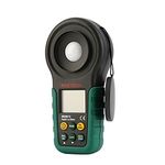 Mastech MS6612 Digital Luxmeter Illuminometer Light Meter Foot Candle Auto Range Peak 200000 Lux
