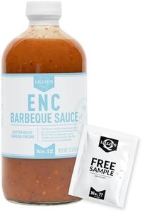 Lillie's Q - ENC Barbeque Sauce, Gourmet BBQ Sauce, Spicy Vinegar BBQ Sauce, Premium Ingredients, Made with Gluten-Free Ingredients (17.5 oz)