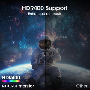 KOORUI 34" Curved Gaming Monitor – UltraWide LED Display