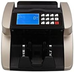 Bill Counter Cash Counting Machine/Currency Counting Machine | Latest Money Counter Note Counting Machine (All-in-One: INR & USD Currencies with LCD Display)