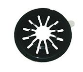 100 Black Adhesive Backed Spider CD/DVD Hubs (Rosettes) - By Dragon Trading