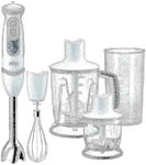 Braun WH Multiquick 5 Vario Hand Blender w/Chopper, 220V (Not for USA-European Cord), Black