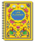 Nourish A5 Life Planner for 6 Months Undated Hardcover, Includes Monthly, Daily, Fitness, Financial Planner