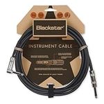 Blackstar 3m (10ft) Instrument Cable Straight ¼” Jack to Angle ¼” Jack for Bass/Electric Guitar/Electro-Acoustic/Keyboard/Amp