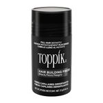 TOPPIK Hair Building Fibers for Instantly Fuller Hair (BLACK), 12 g, Fill In Fine or Thinning Hair, Instantly Thicker Looking Hair, Multiple Shades for Men & Women