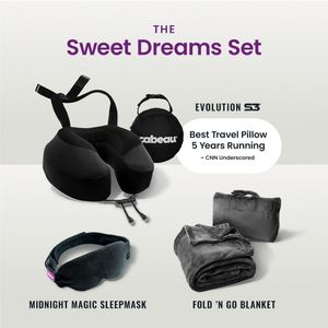 Cabeau Evolution S3 Travel Pillow – Indigo Memory Foam Neck Support