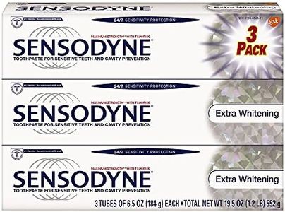 Sensodyne 24/7 Sensitivity Protection Extra Whitening Toothpaste, 6.5 Ounce Tubes (Pack of 3)