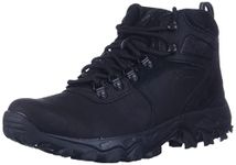 Columbia Men's Newton Ridge Plus II Waterproof Hiking Boot, Black/Black, 10 Regular US