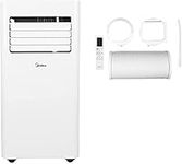 Midea 9000 BTU 3 in 1 Portable Air Conditioner and 25L Dehumidifier, Air Conditioning Unit, Cooling Fan1.5m Hose Included and HEPA filter, Remote Control, LED Display, Sleep Mode & 24 Hour Timer