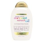 OGX Extra Strength Damage Remedy Coconut Miracle Oil Conditioner | Dry, Frizzy Or Coarse Hair, Hydrating & Vanilla Flyaway Taming Conditioner, Paraben Sulfate Free 385Ml,1 Count