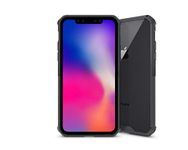 TeKKno® Air Cushion Protective Slim [Clear Back] Shockproof Case [Drop Protection/Shock Absorption Technology] for Apple iPhone XR (Black)