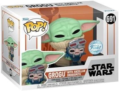 Funko Pop! Star Wars: The Mandarolian - Star Wars: The Mandalorian- Exclusivité Amazon - Figurine en Vinyle à Collectionner - Idée de Cadeau - Produits Officiels - TV Fans