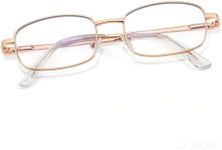 Chicid Fashion Blue Light Glasses for Women, Blocking Eyewear Y2k Office-Siren Aesthetic Rectangle Glasses Metal Frame