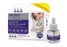 FELIWAY Optimum Diffuser Refill Value Pack, Promotes Calmness AND Harmony in Cats & Kittens, VHP Registered NN.P5V2, includes 3 Refills, Lasts 90 Days, Cat Calming Pheromones, 3 x 48ml